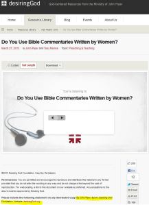 http://www.desiringgod.org/resource-library/ask-pastor-john/do-you-use-bible-commentaries-written-by-women